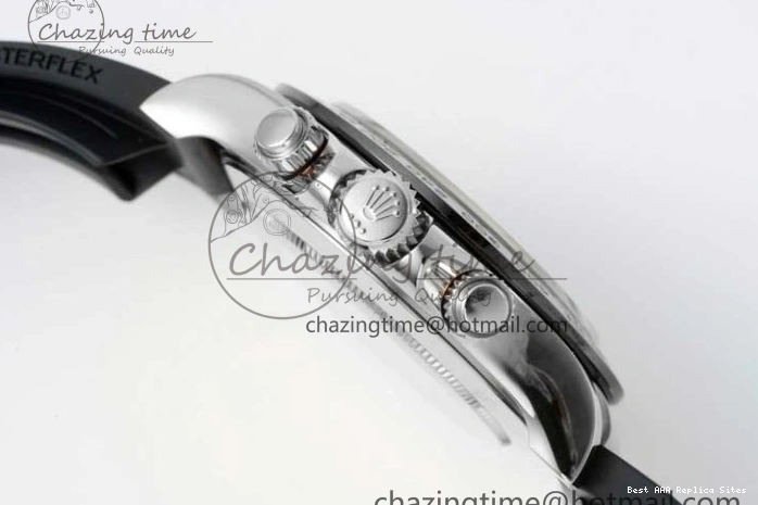 Good Copy Rolex Watches Oysterflex 116519 on 1:1 Best Edition Strap 2269 Rubber ZeroBulk SA Daytona Dial QF Meteorite 0116